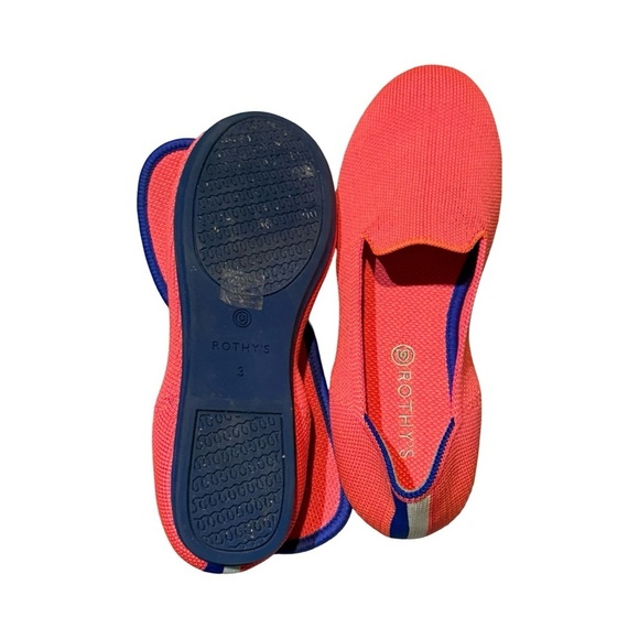 Rothy's The Kids Loafer in Flamingo - Picture 4 of 4